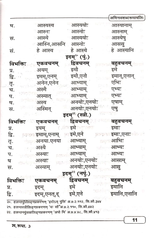 Shabdarupavali ( Abhinav)